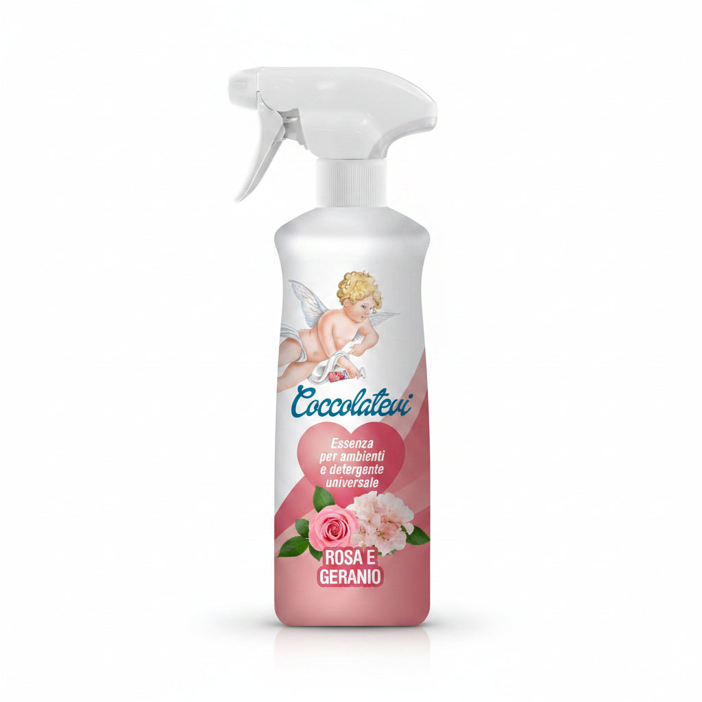 Coccolatevi Raum- und Textilspray „Rosa & Geranio“