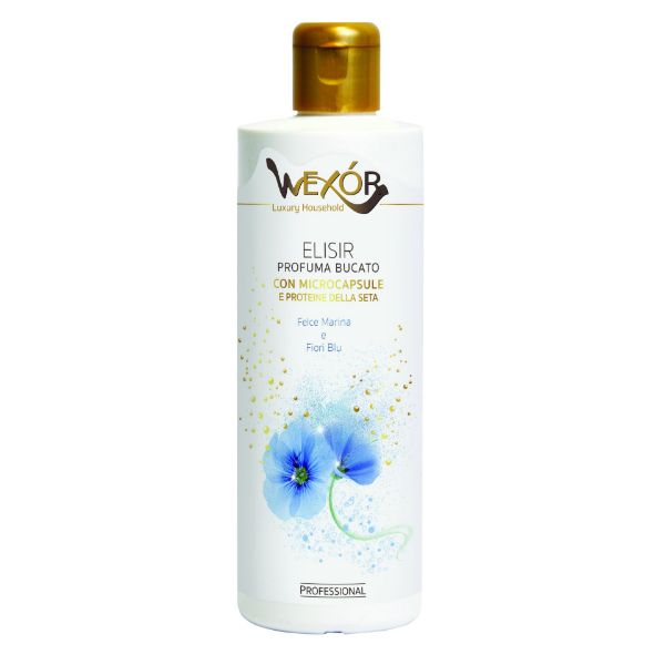 Wexór Elisir Profuma Bucato Fiori Blu Wäscheparfum – Meeresfarn & blaue Blüten – 200 ml