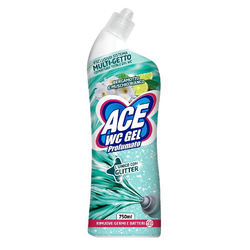 Ace WC Gel mit Glitter - Bergamotto+Muschio Bianco 700ml