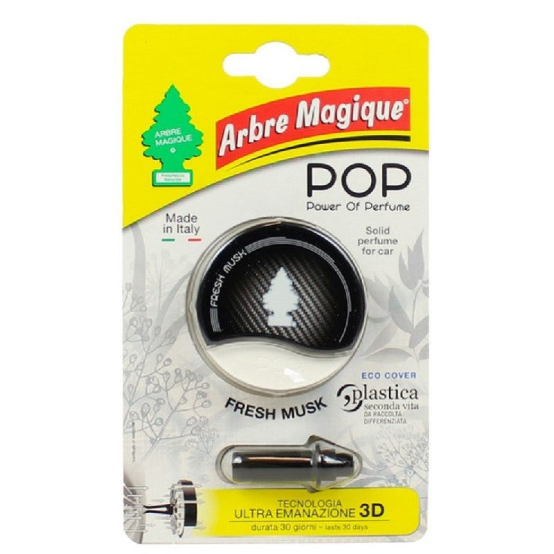 Arbre Magique POP Autoduft Muschio Bianco – für die Lüftung