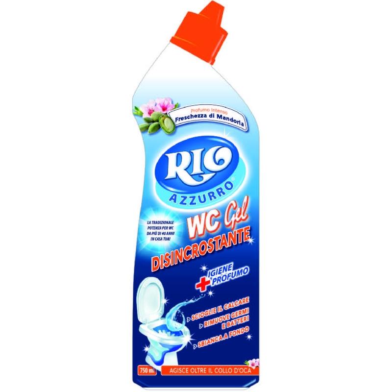 Rio Azzurro WC Gel Disincrostante Freschezza di Mandorla – WC-Reiniger 750 ml
