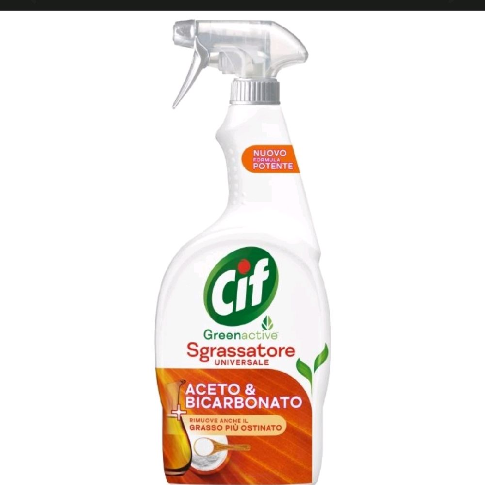CIF Greenactive-Sgrassatore Spray 650 ml mit Essig & Bicarbonat