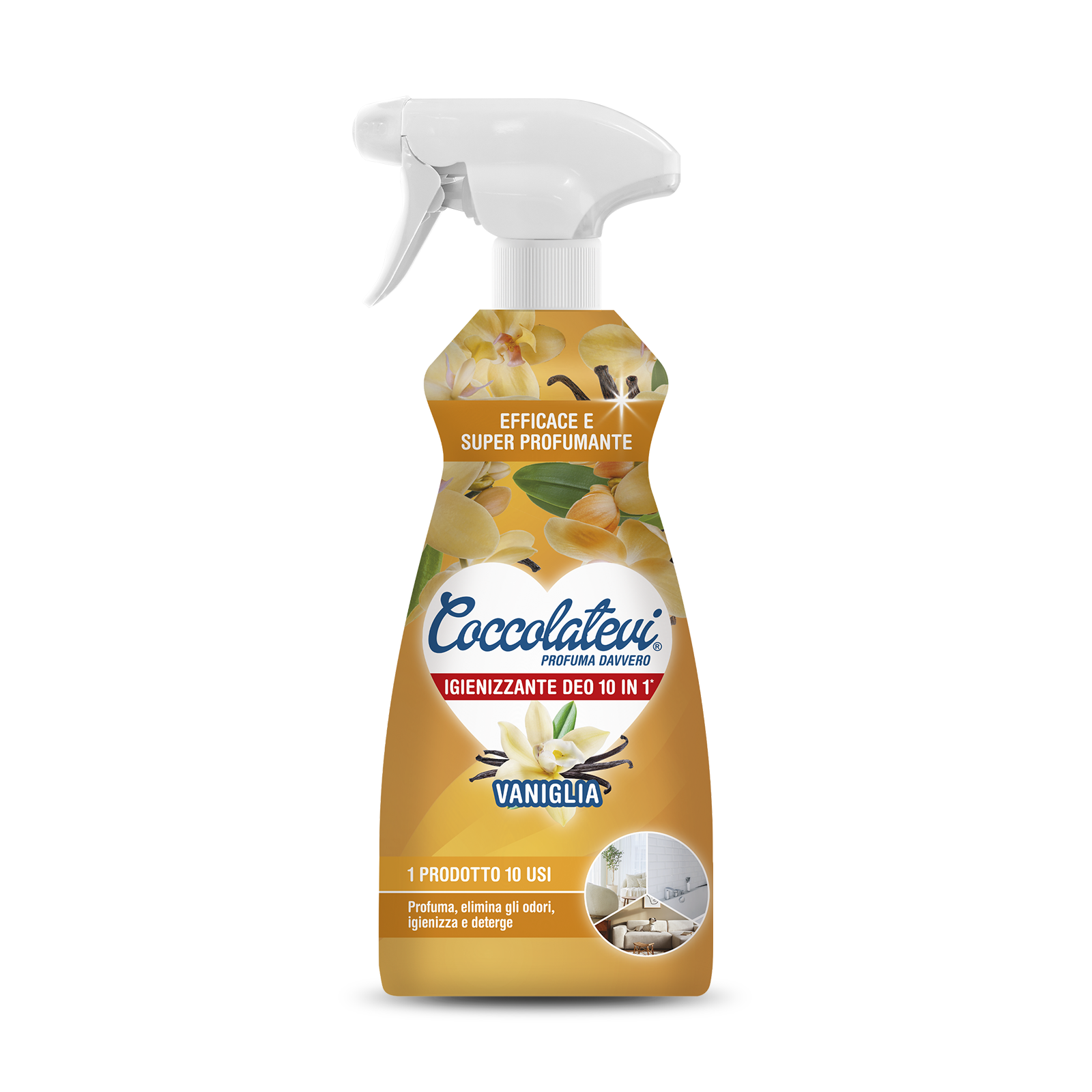 Coccolatevi Raum- und Textilspray 10 in 1 „Vaniglia“