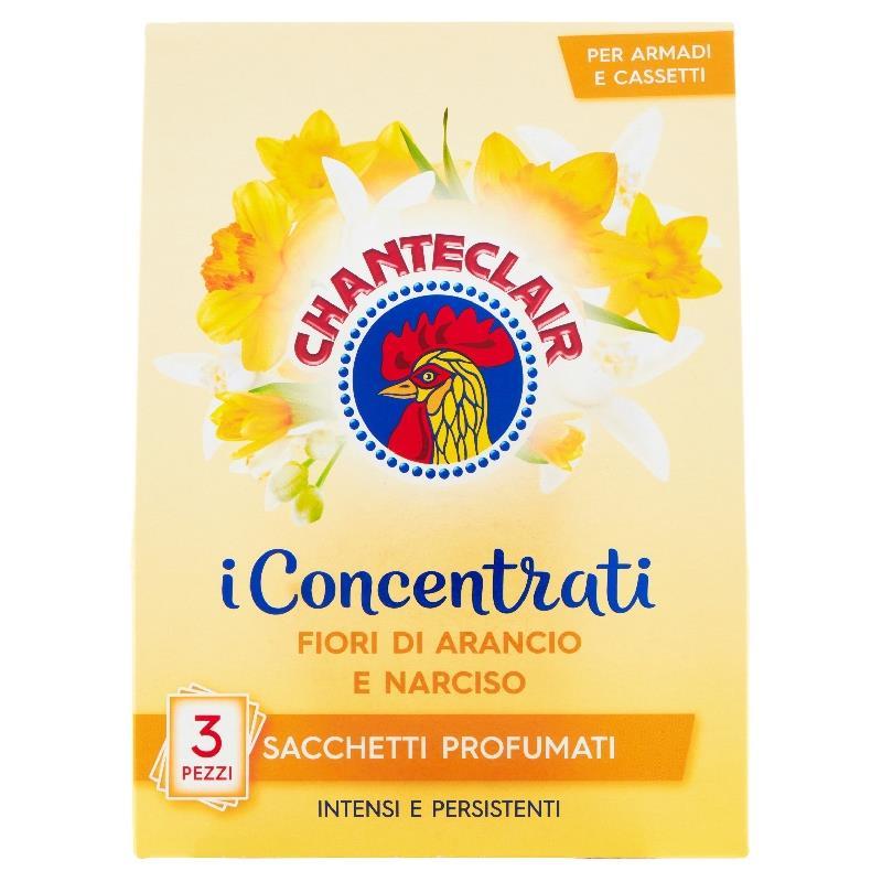 Chanteclair i Concentrati 3x Duftbeutel Fiori di Arancio e Narciso