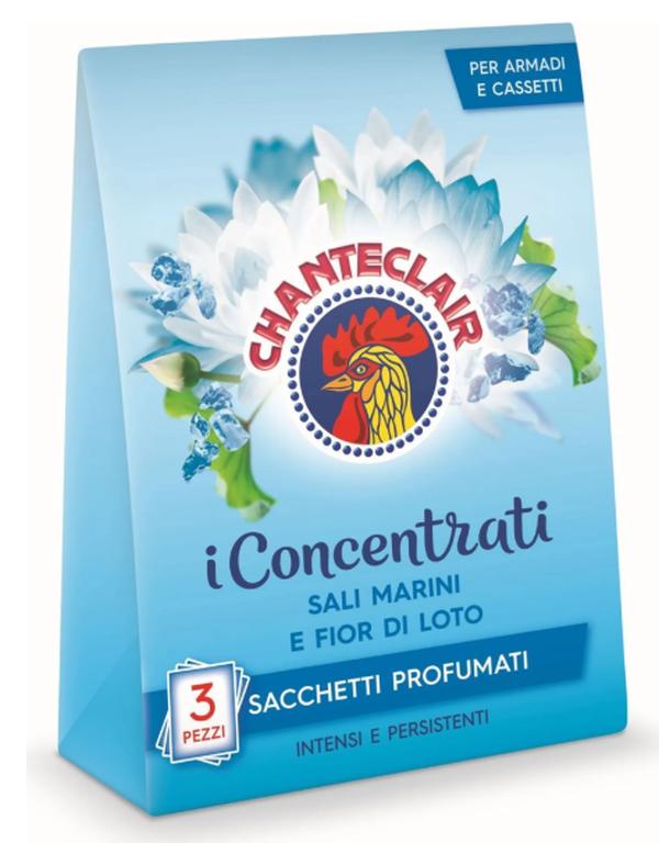Chanteclair i Concentrati 3x Duftbeutel Sali Marini e Fior di Loto