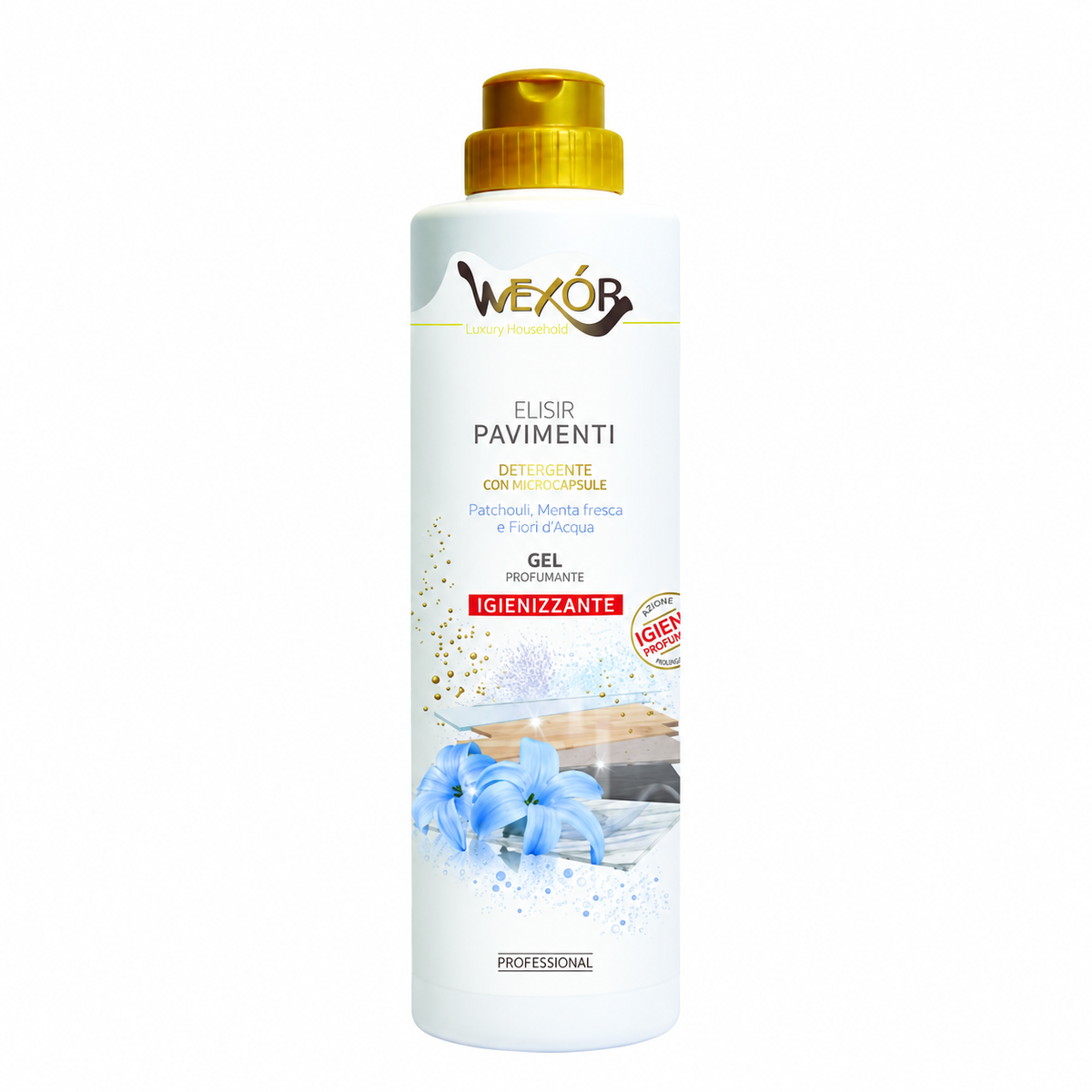 Wexór Elisir Pavimenti Fiori d’Acqua Bodenreiniger mit Mikrokapseln – 750 ml