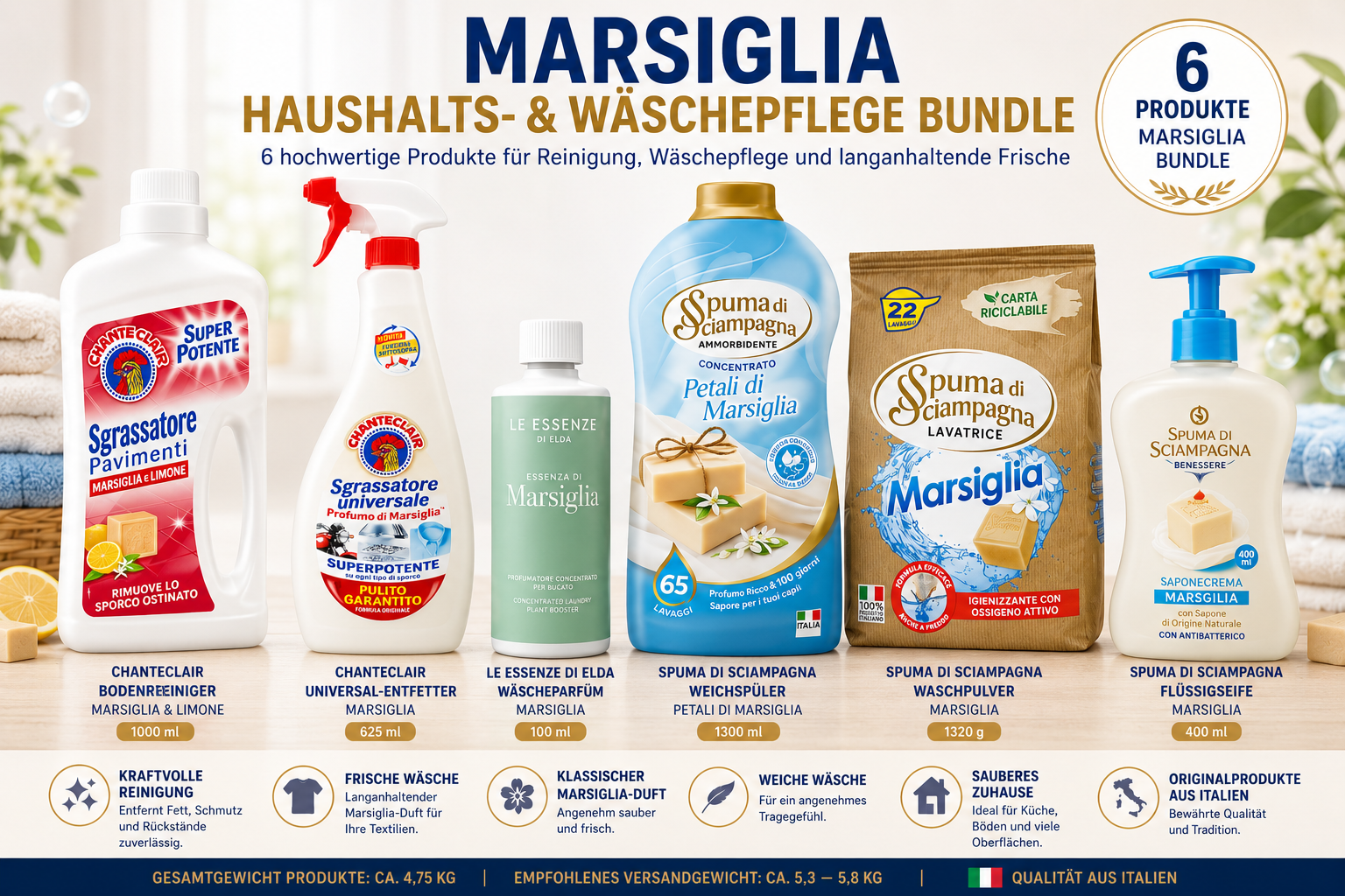 Komplettpaket Marsiglia-Duft