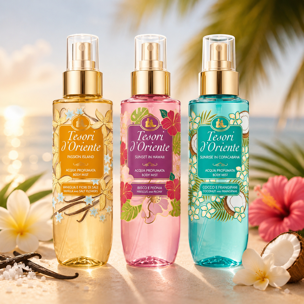 Tesori d'Oriente Body Mist – Exotic Escape Collection 200ml