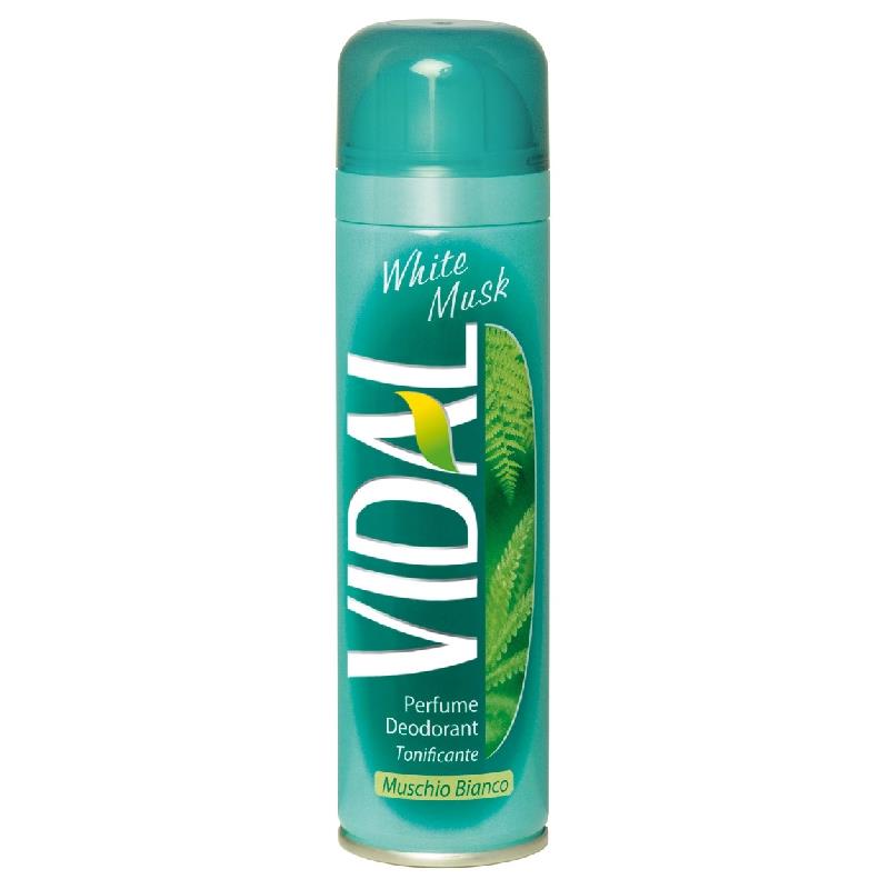 Vidal Deodrant Spray Muschio Bianco 150ml