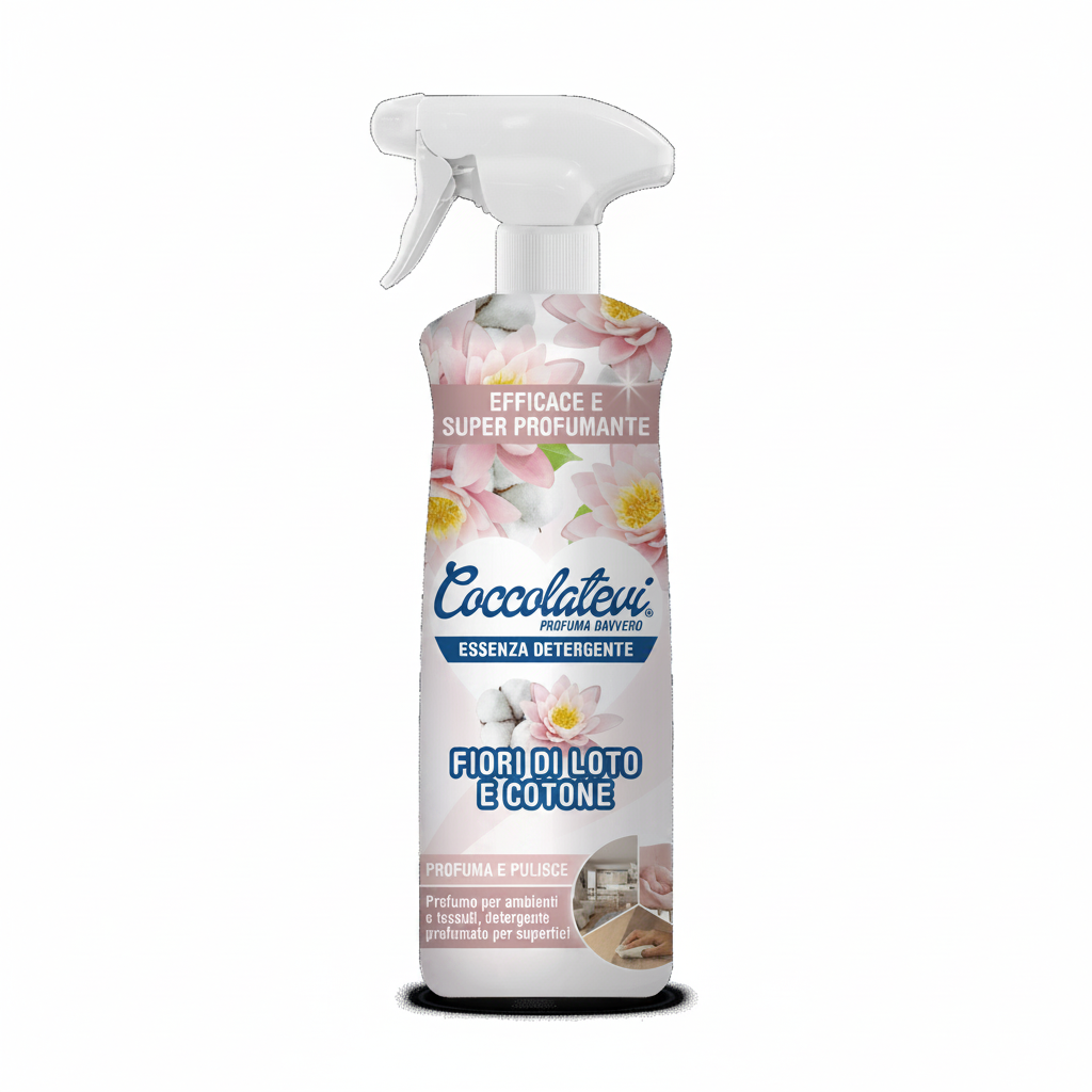 Coccolatevi Raum- und Textilspray „Fiori di Loto e Cotone“