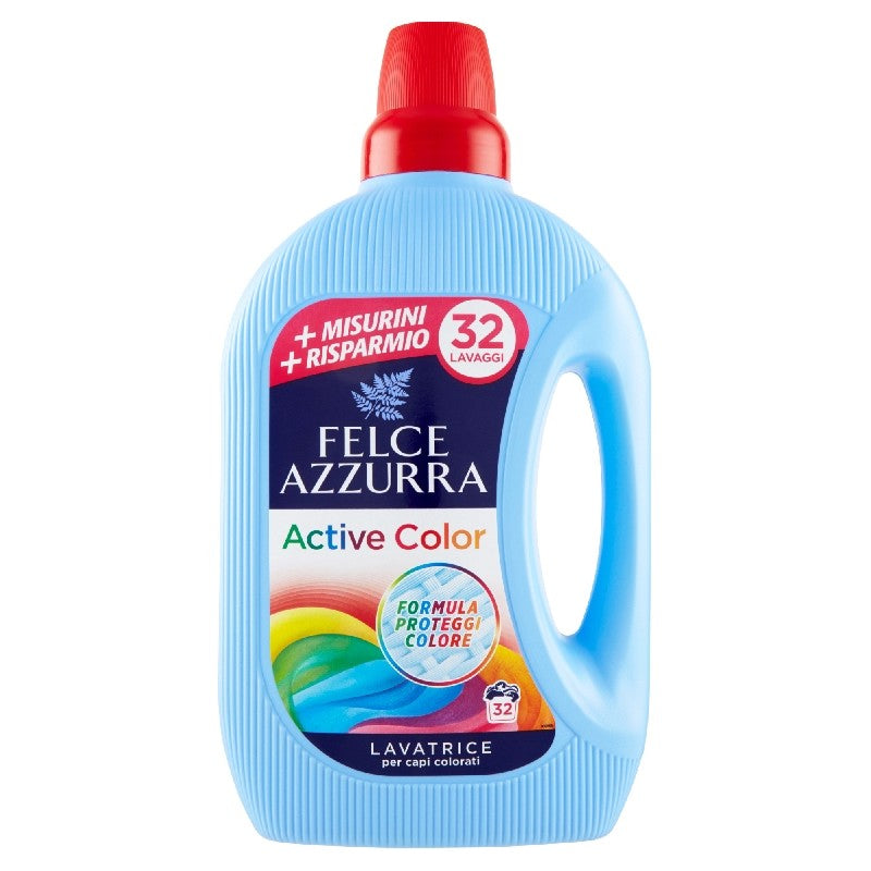 Felce Azzurra Flüssigwaschmittel Active Color– 32 WL