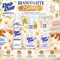Deo Due Bianco Latte – 3-teiliges Wäsche-Duft-Bundle