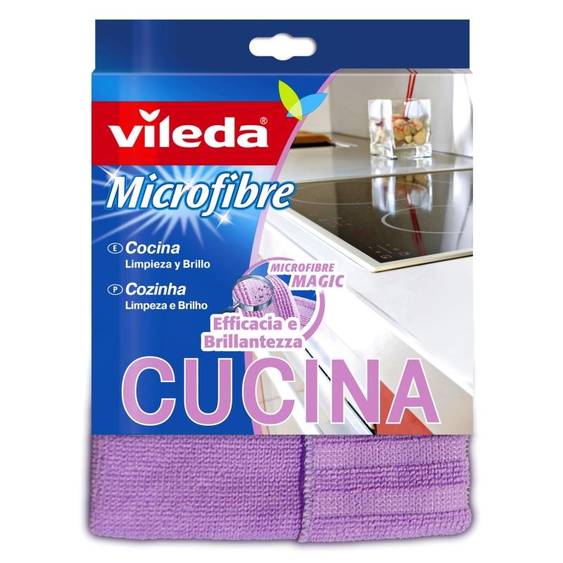 Vileda Microfaser Küchentuch – 32 × 32 cm