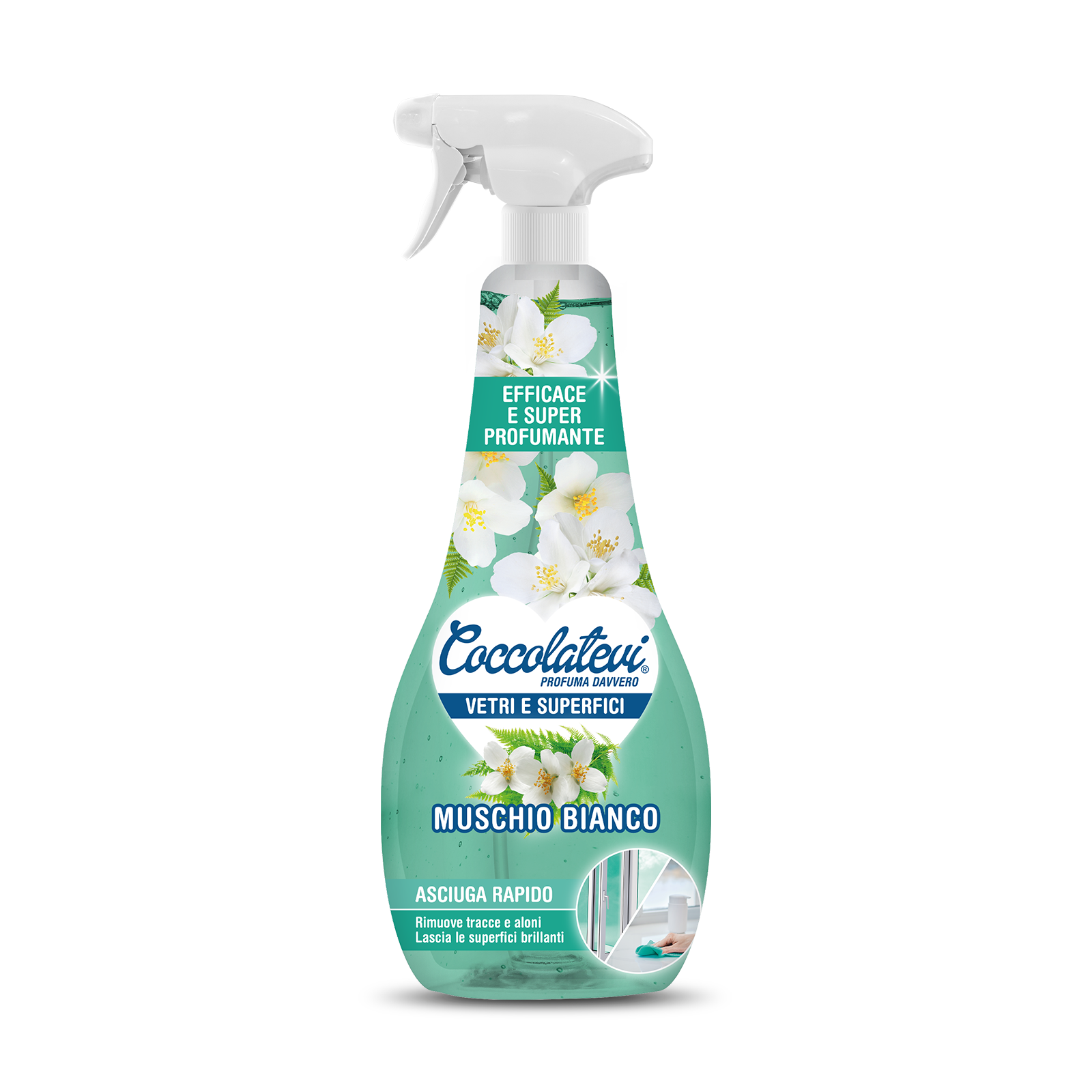 Coccolatevi Glasreiniger Muschio Bianco 625 ml