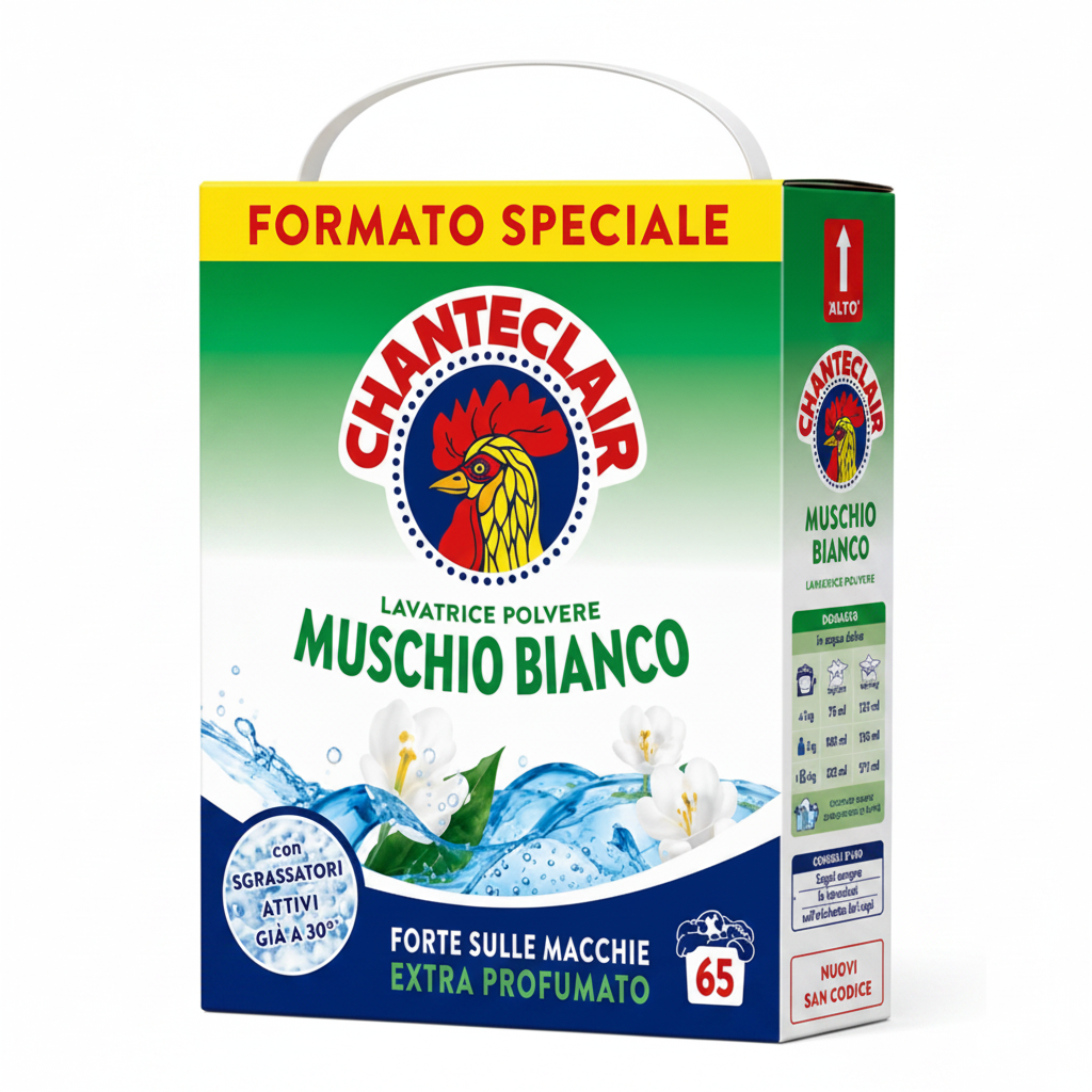 Chanteclair Waschpulver Muschio Bianco 2,9KG / 65WL