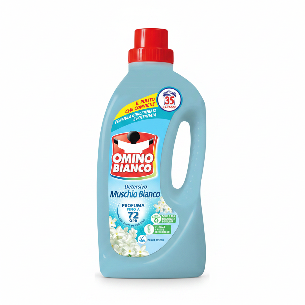 Omino Bianco Flüssigwaschmittel Muschio Bianco 1,4l / 35WL