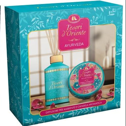 Tesori d'Oriente Geschenkset Raumdiffusor & Duftkerze